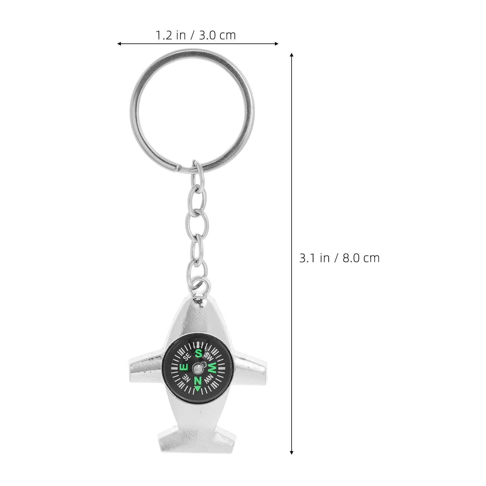 2 stuks mini-kompas sleutelhan - Compass Keychain Mini recensie en prijs