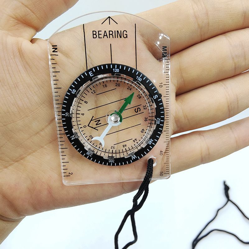 1 stuk nieuw mini-kompas van a - Compass Keychain Mini recensie en prijs