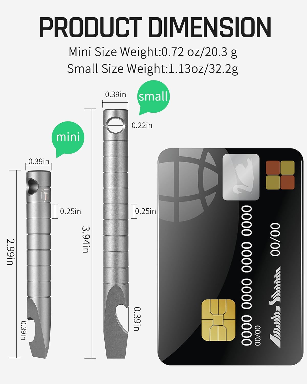 TISUR Titanium EDC koevoet, sl - Titanium Pry Bar recensie en prijs